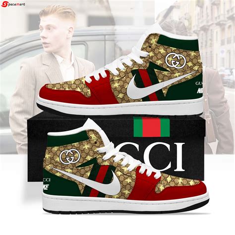 gucci nike sneakers|men's gucci high top sneakers.